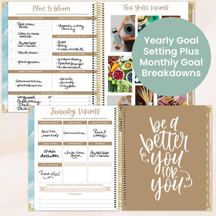 2026 Vision Planner, 7.5" x 9", Ocean Oasis