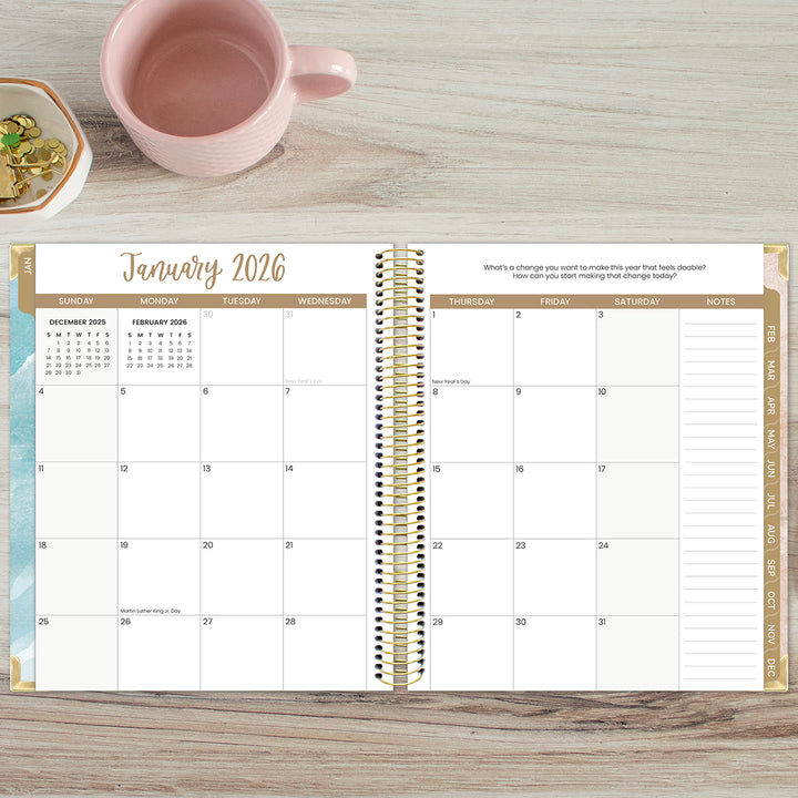 2026 Vision Planner, 7.5" x 9", Ocean Oasis