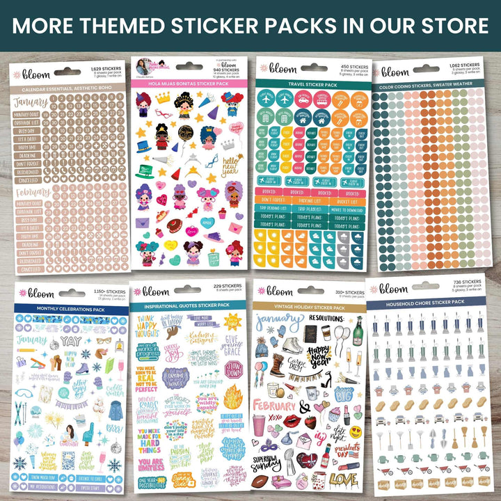 Planner Stickers, Rest is Self-Care Pack