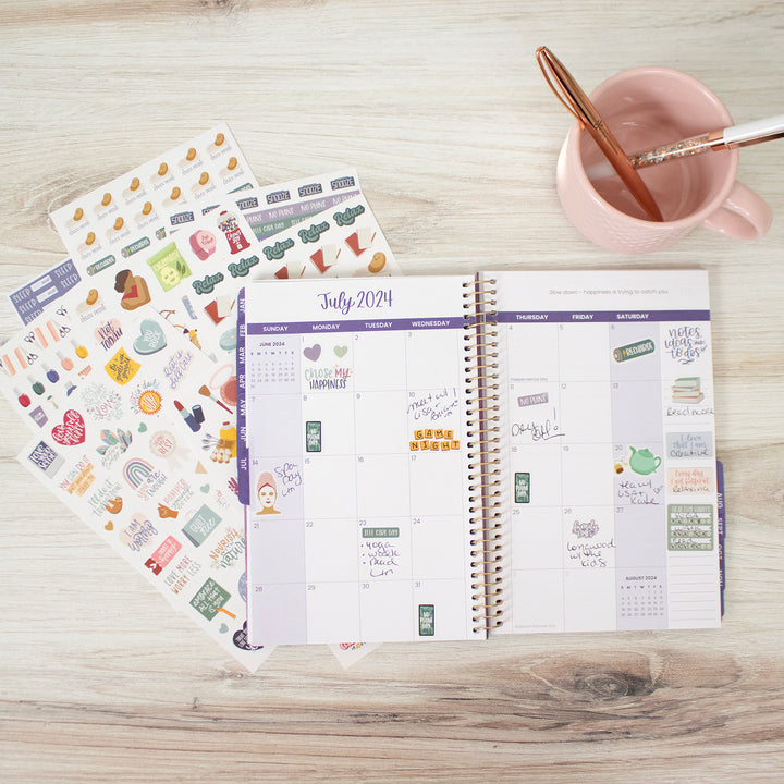 Planner Sticker Pack, Rest is Self-Care