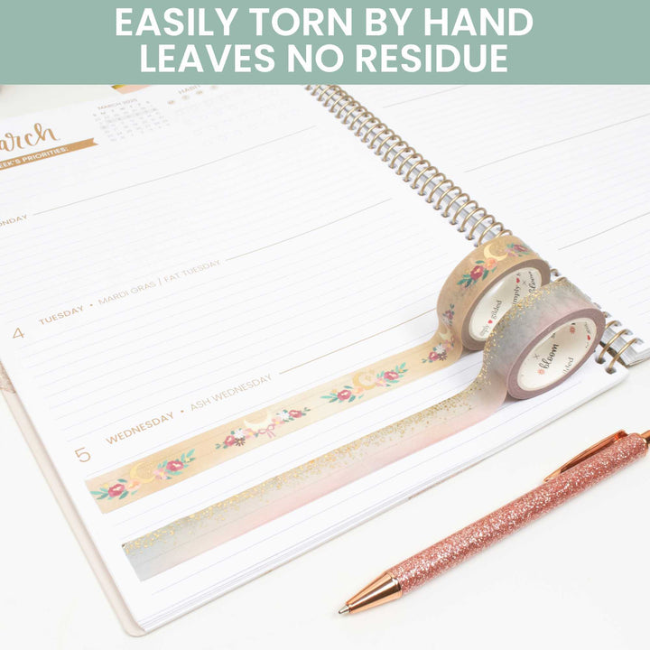 Washi & PET Tape Set, Boho Celestial - Simply Gilded x bloom