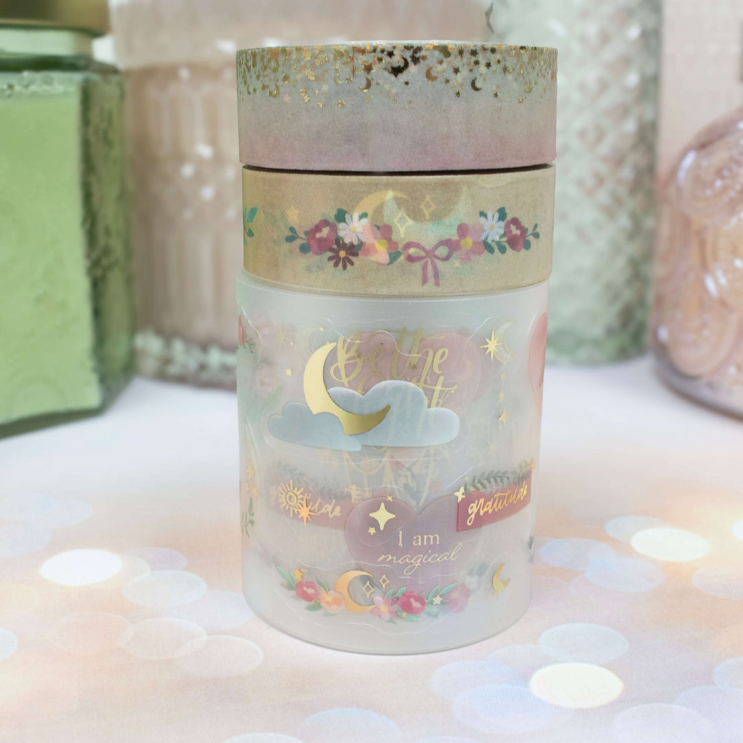 Washi & PET Tape Set, Boho Celestial - Simply Gilded x bloom