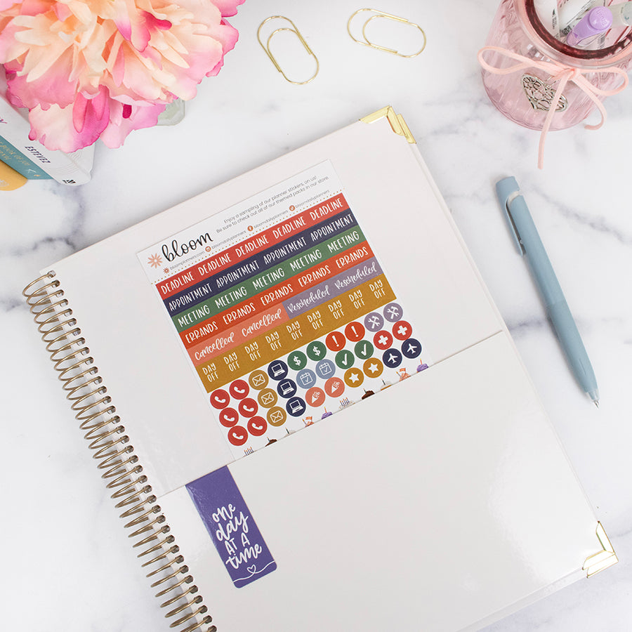 2026 Hard Cover Planner, 8.5" x 11", Spread Kindness Like Wildflowers