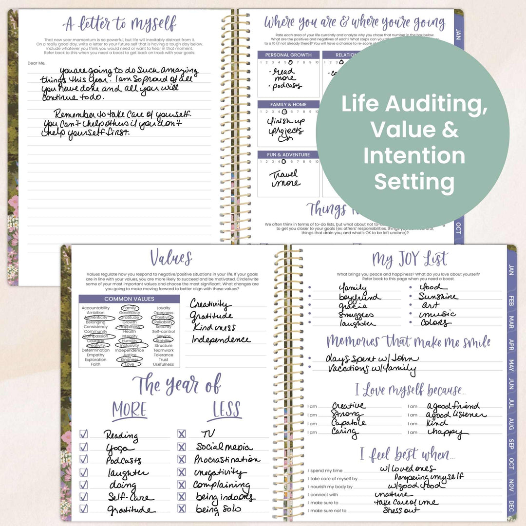 2026 Soft Cover Planner, 8.5" x 11", Wildflower Mountainside