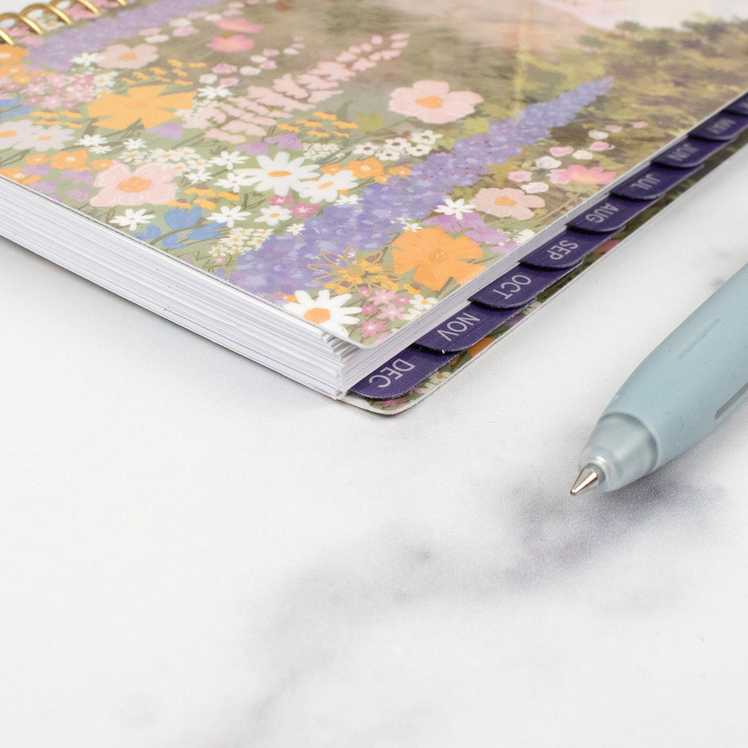 2026 Soft Cover Planner, 4" x 6", Wildflower Mountainside