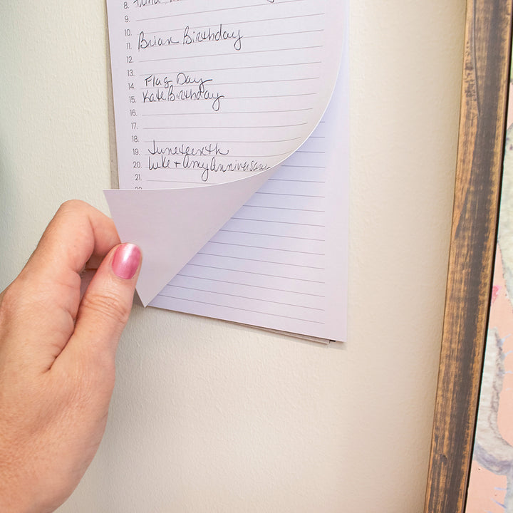 Perpetual Calendar, 5" x 10", Holiday Icons