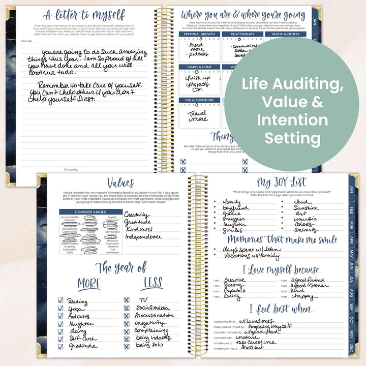 2026 Vision Planner, 7.5" x 9", Midnight Sky