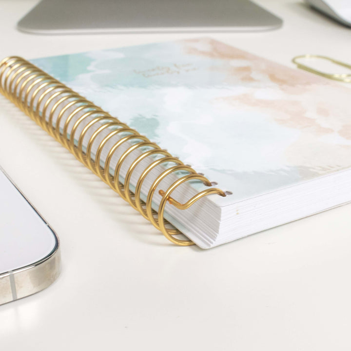 2025-26 Soft Cover Planner, 4" x 6", Ocean Oasis