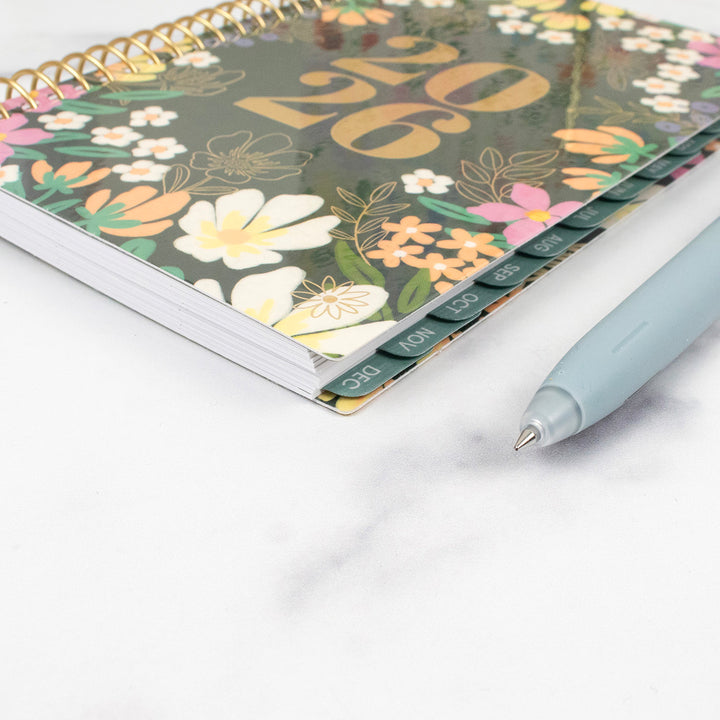 2026 Soft Cover Planner, 4" x 6", Blooming Wildly