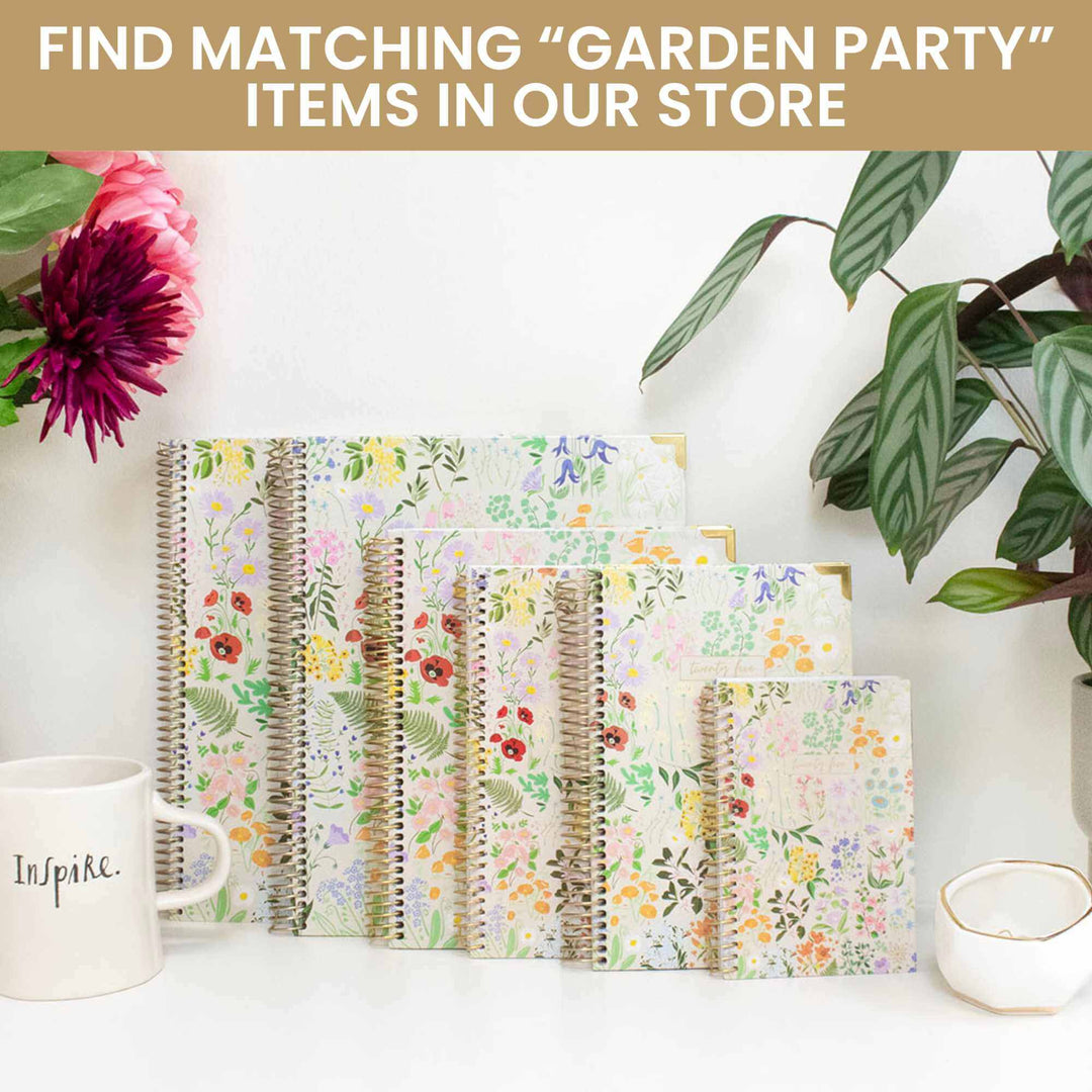 Large Desk Mat, Garden Party