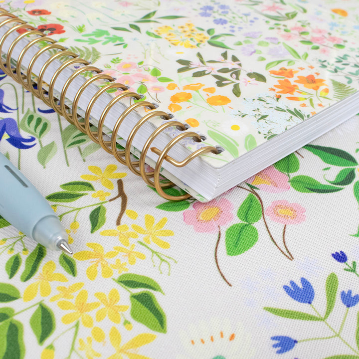 2026 Soft Cover Planner, 4" x 6", Garden Party, Beige