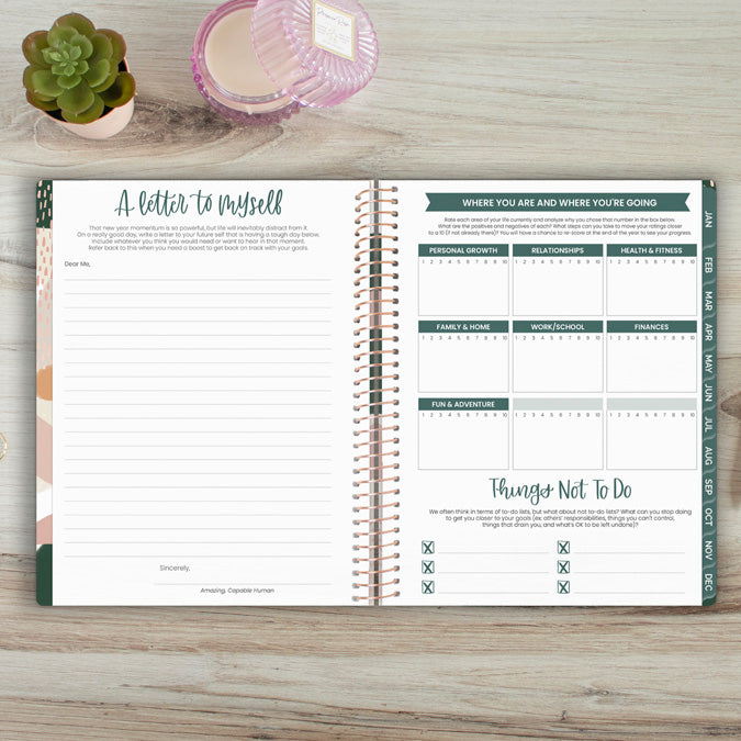 2024 Soft Cover Planner, 8.5" x 11", Make Today Count
