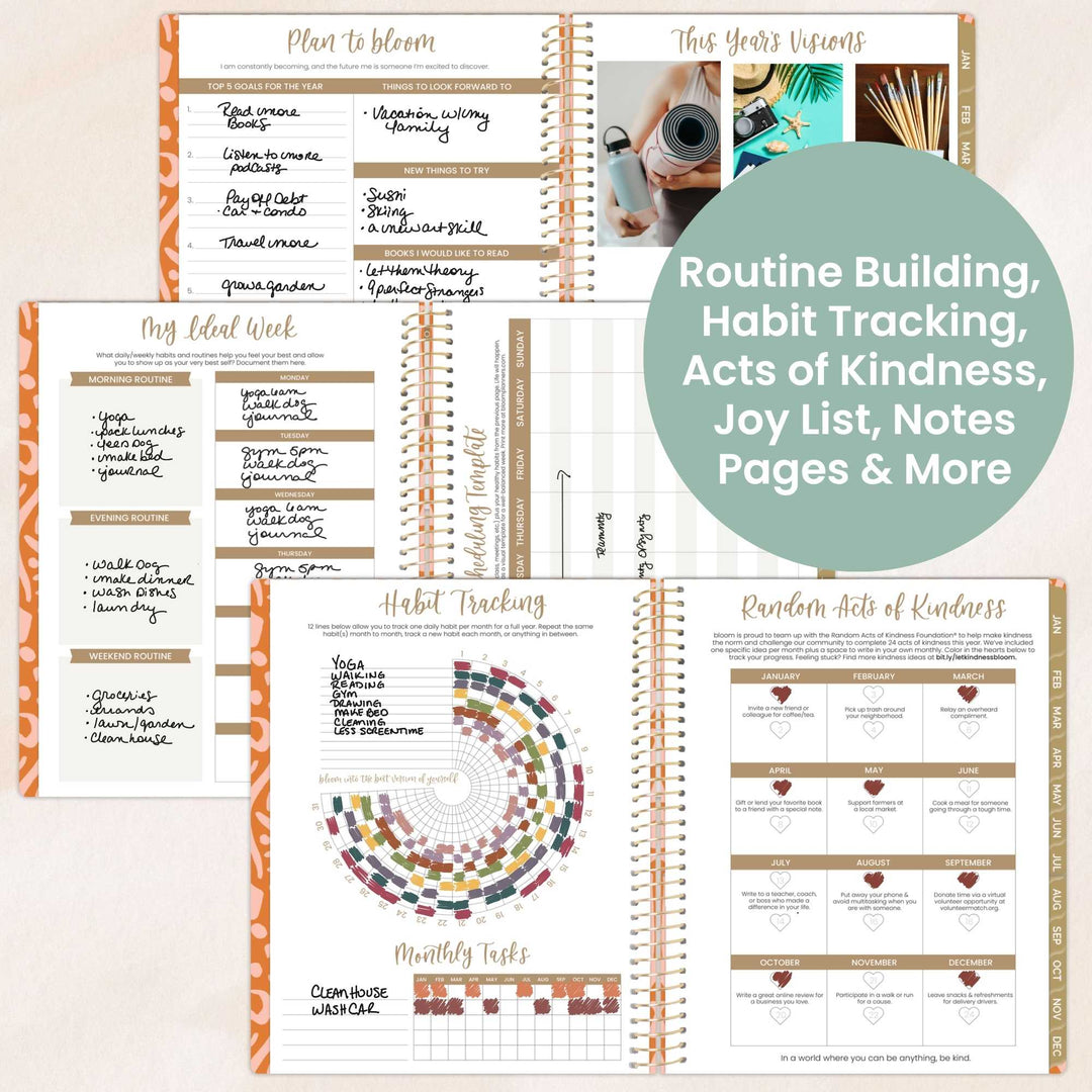 2026 Soft Cover Planner, 8.5" x 11", Moments of Grace