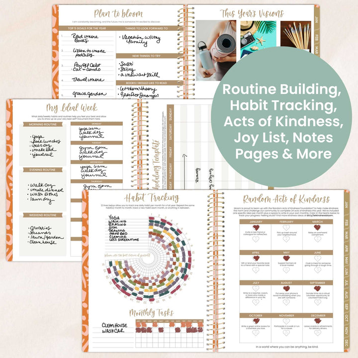 2026 Soft Cover Planner, 8.5" x 11", Moments of Grace