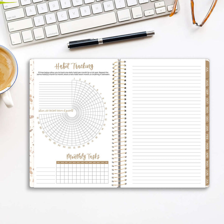 2025-26 Soft Cover Planner, 5.5" x 8.25", Moments of Grace
