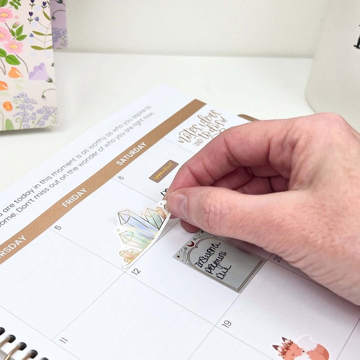 Planner Stickers, Simply Gilded x bloom Boho Celestial Sticker Pack