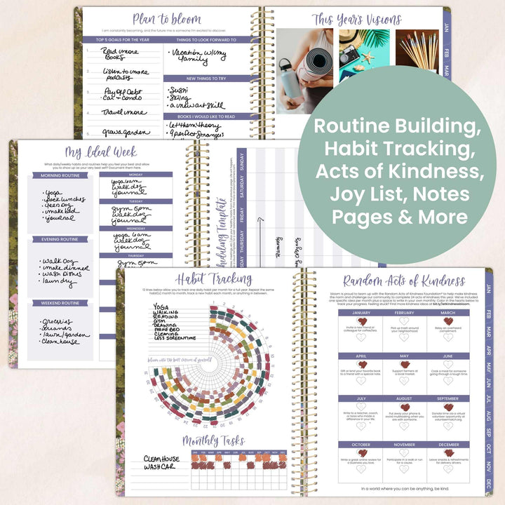 2026 Soft Cover Planner, 8.5" x 11", Wildflower Mountainside