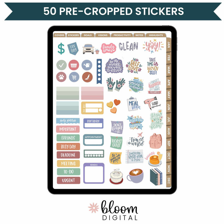 Digital Planner, Dated 2026 Vision Planner