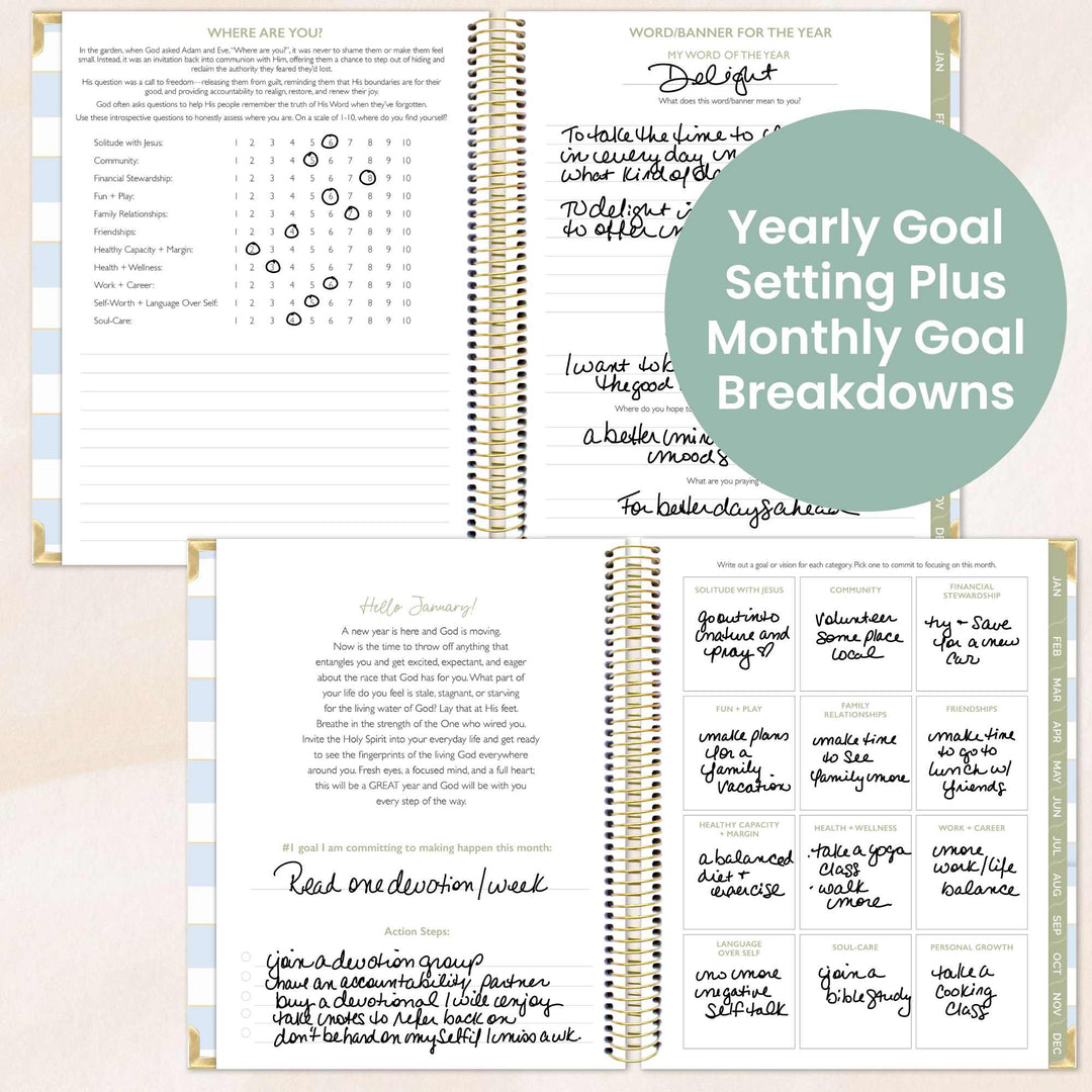 2026 bloom x Cleerely Stated Planner, 7.5" x 9", Year of Miracles