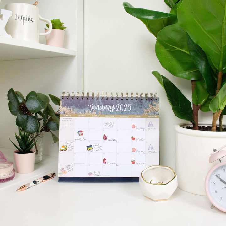Planner Stickers, Hand-Drawn Everyday Essentials Pack