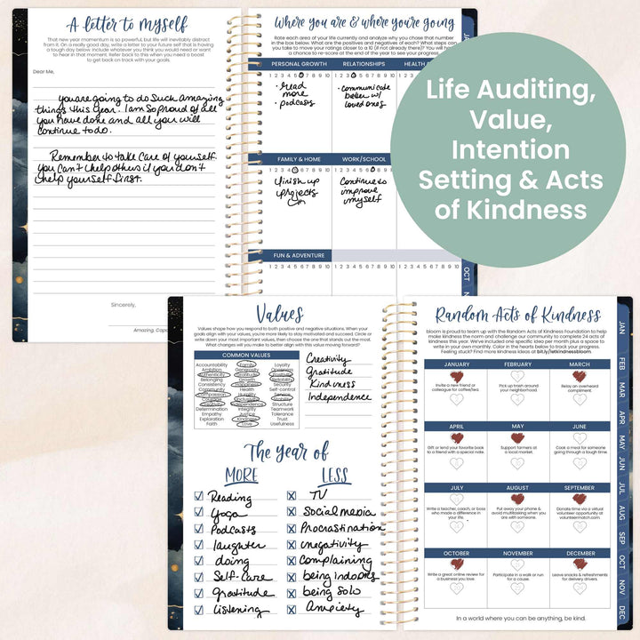 2026 Soft Cover Planner, 4" x 6", Midnight Sky