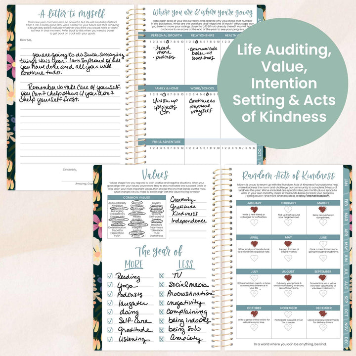 2026 Soft Cover Planner, 4" x 6", Blooming Wildly