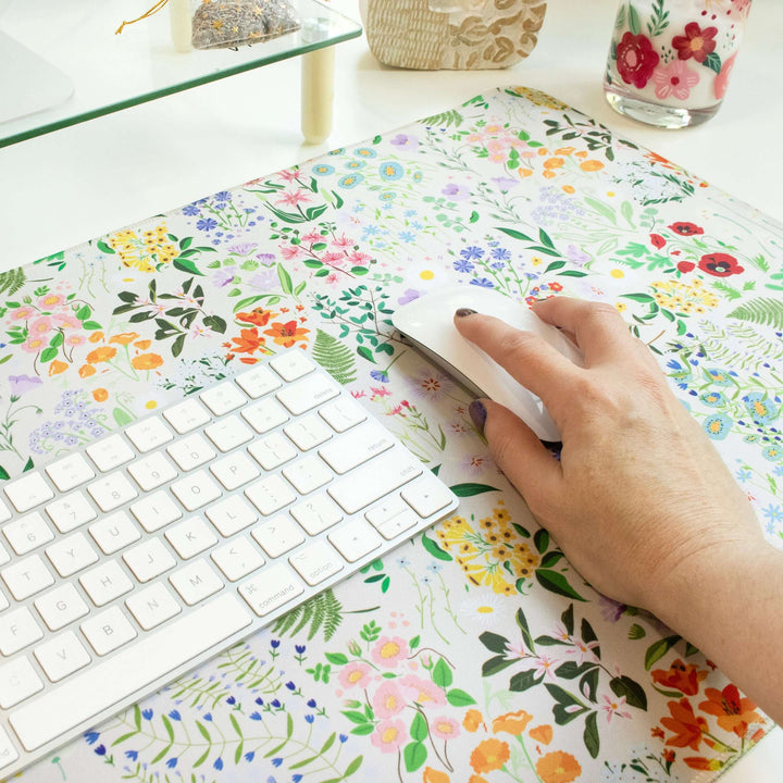 Large Desk Mat, Garden Party