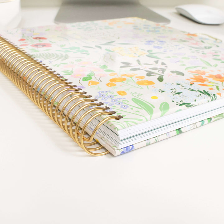 2025-26 Vision Planner, 7.5" x 9", Garden Party, Beige