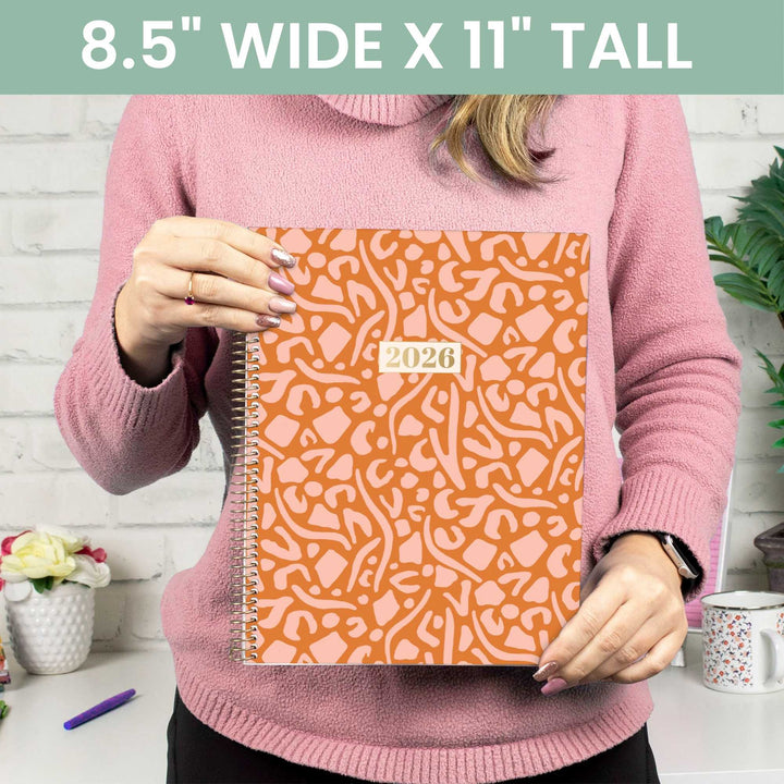 2026 Soft Cover Planner, 8.5" x 11", Moments of Grace