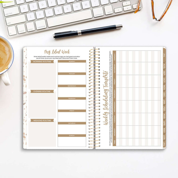 2025-26 Soft Cover Planner, 5.5" x 8.25", Moments of Grace