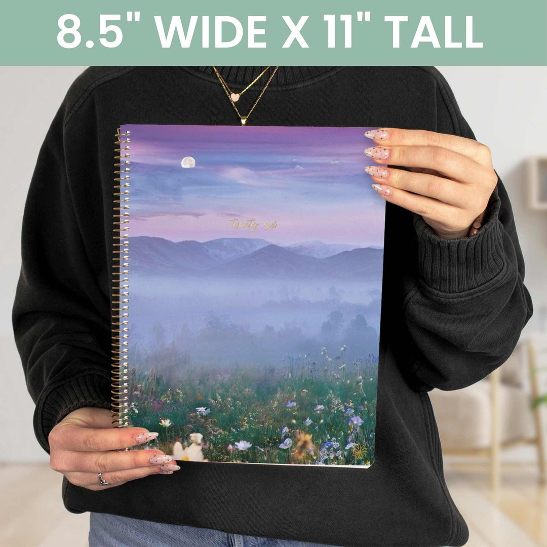 2026 Soft Cover Planner, 8.5" x 11", Mystic Mountains