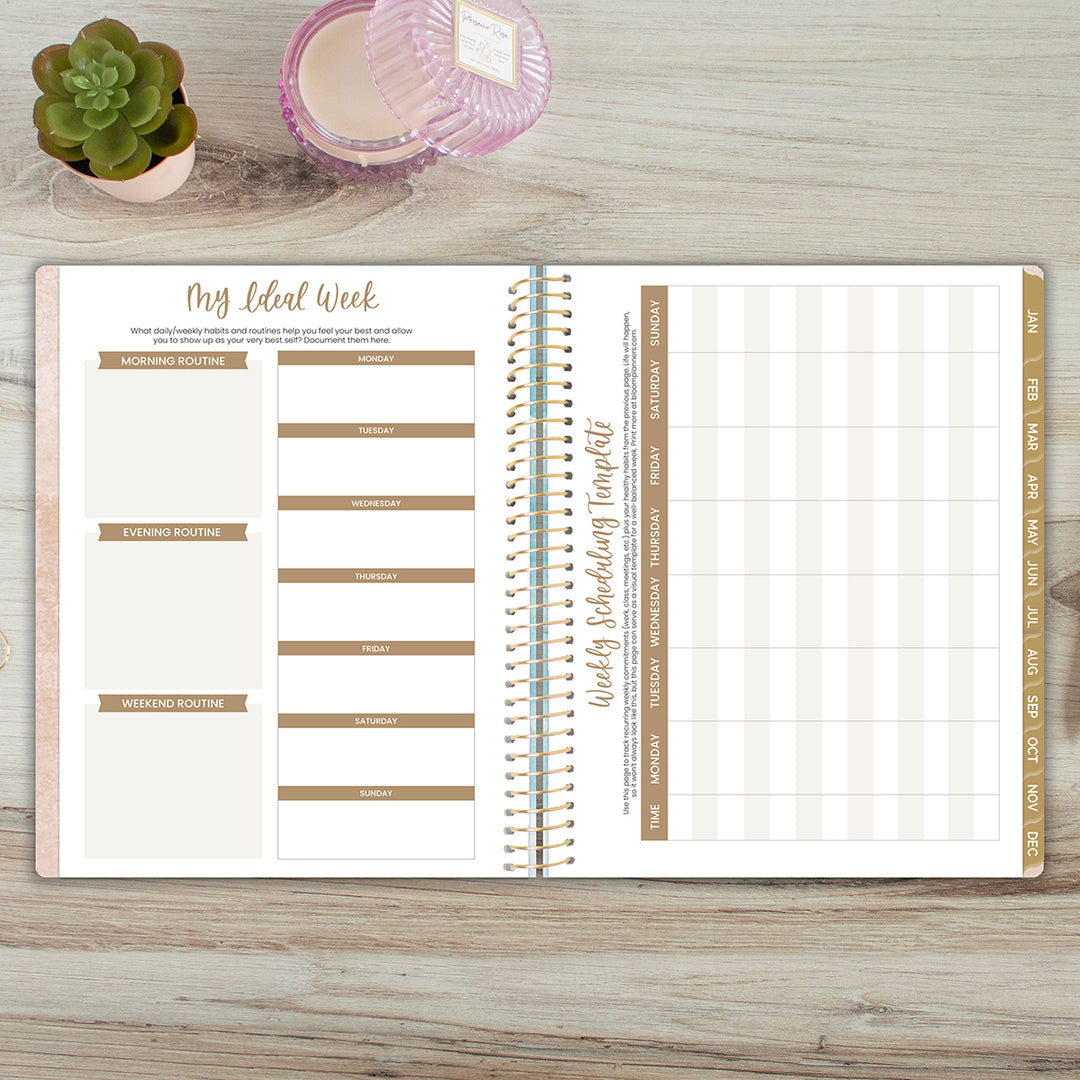 2026 Soft Cover Planner, 8.5" x 11", Ocean Oasis