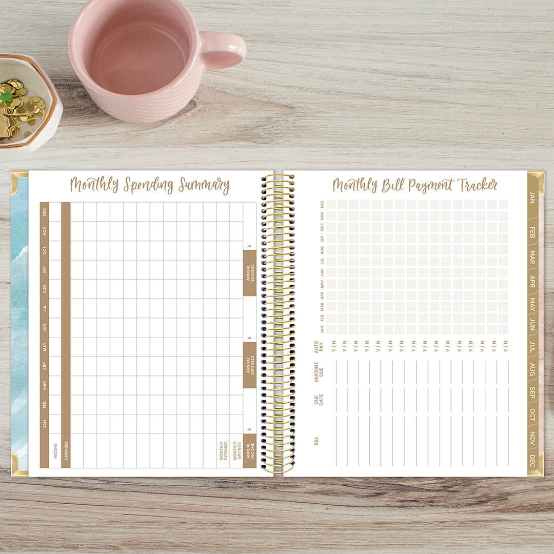 2026 Vision Planner, 7.5" x 9", Ocean Oasis