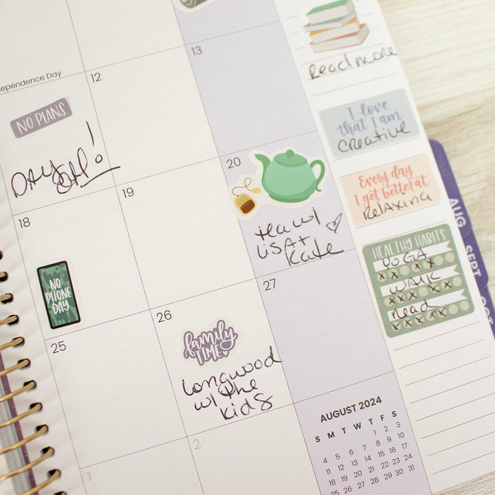 Planner Stickers, Rest is Self-Care Pack
