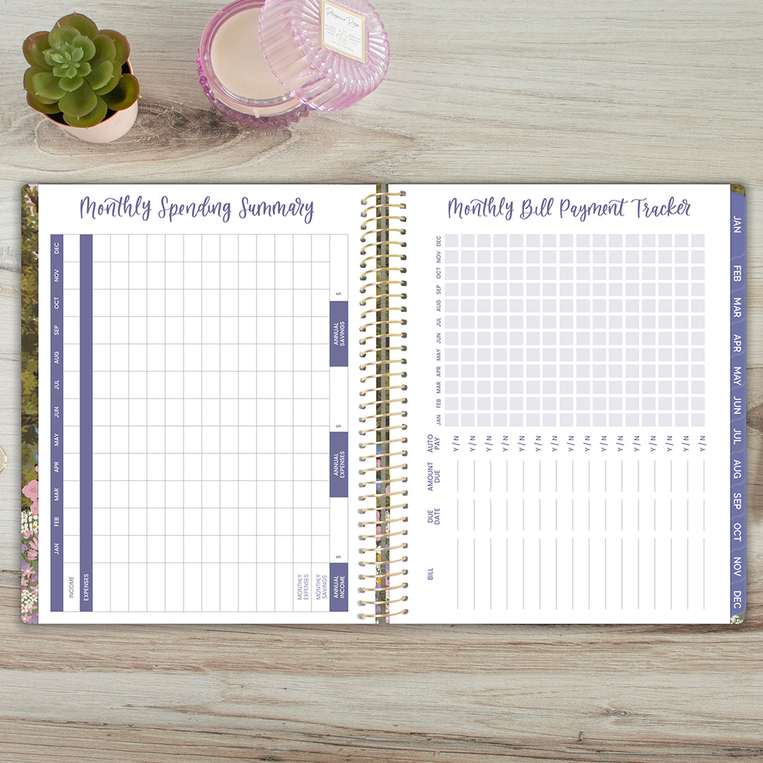 2026 Soft Cover Planner, 8.5" x 11", Wildflower Mountainside