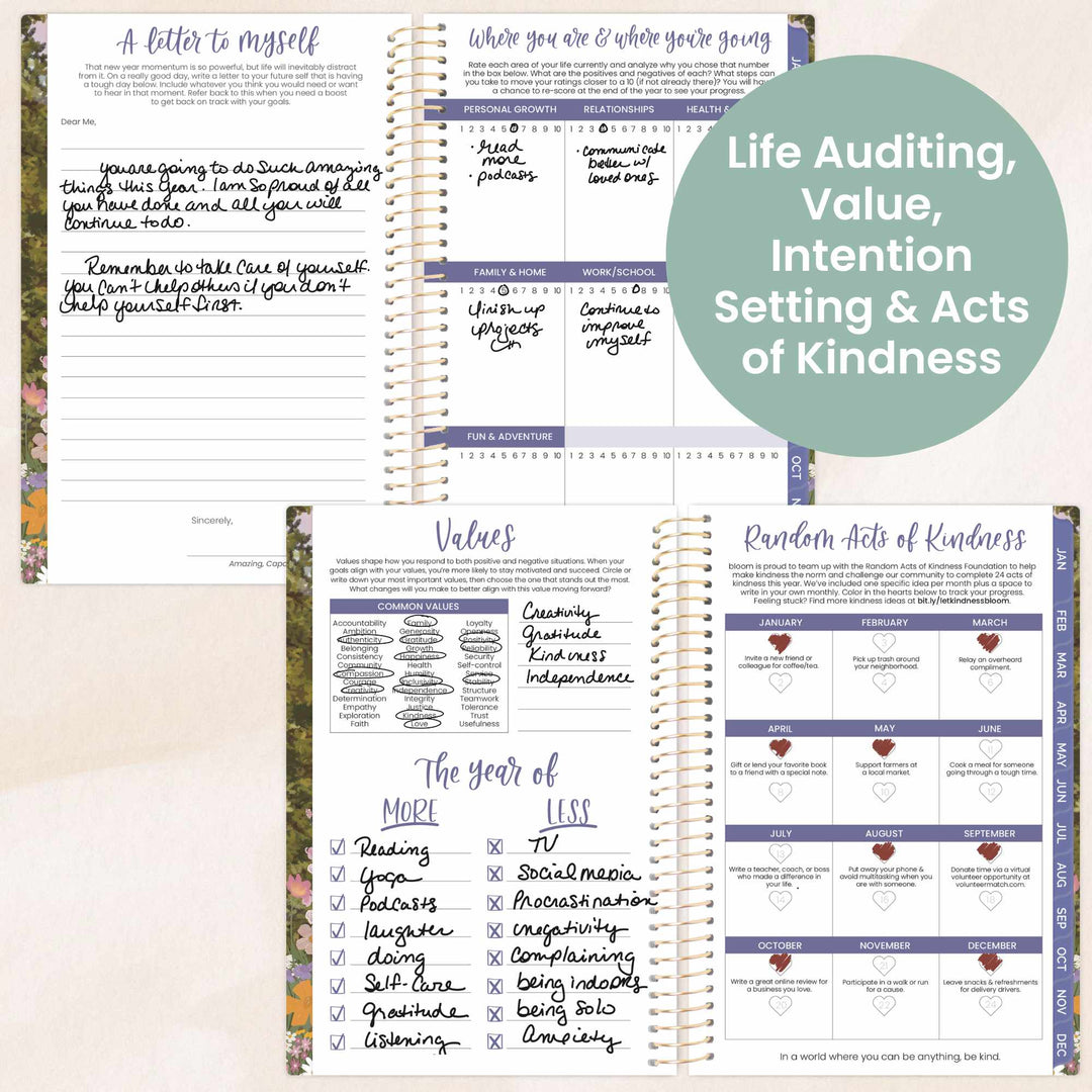 2026 Soft Cover Planner, 4" x 6", Wildflower Mountainside