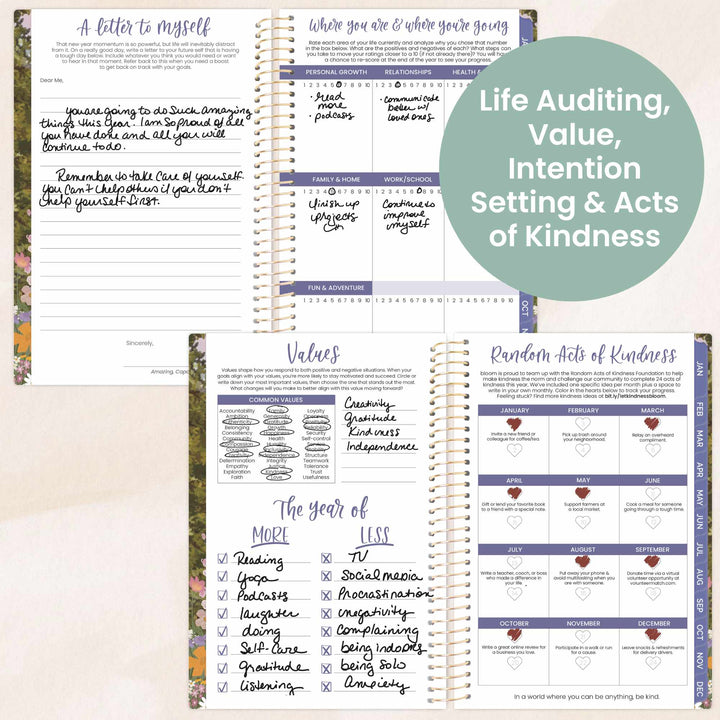 2026 Soft Cover Planner, 4" x 6", Wildflower Mountainside