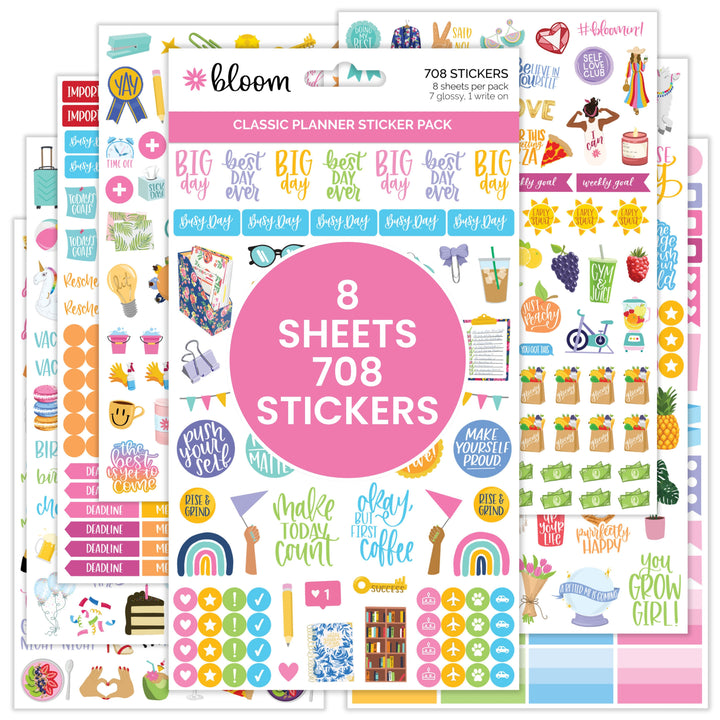 Planner Stickers, Classic Pack
