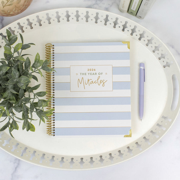2026 bloom x Cleerely Stated Planner, 7.5" x 9", Year of Miracles