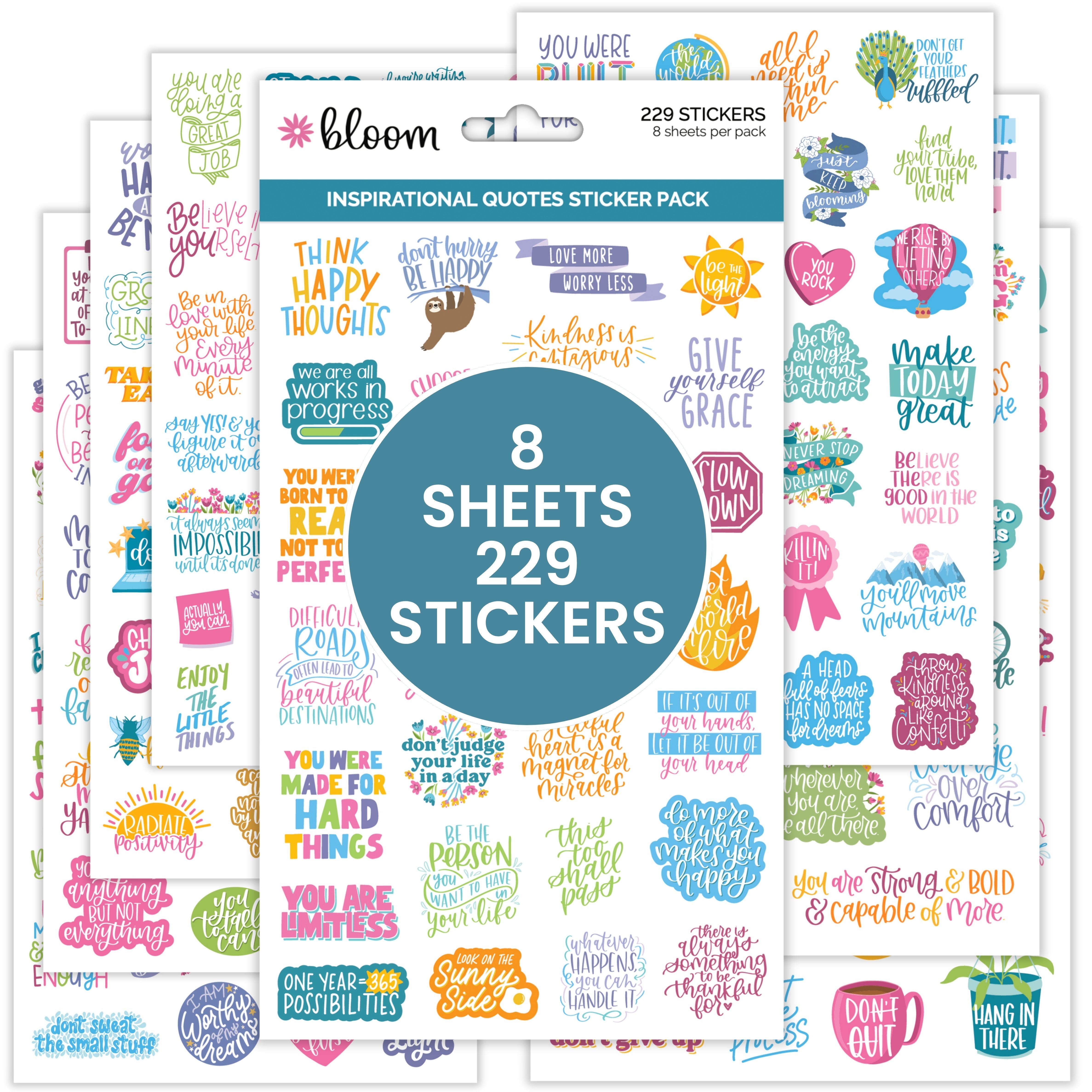 Affirmation Stickers for Planners and Journals Positive Encouragement Gift  Sticker Set I AM -  Israel