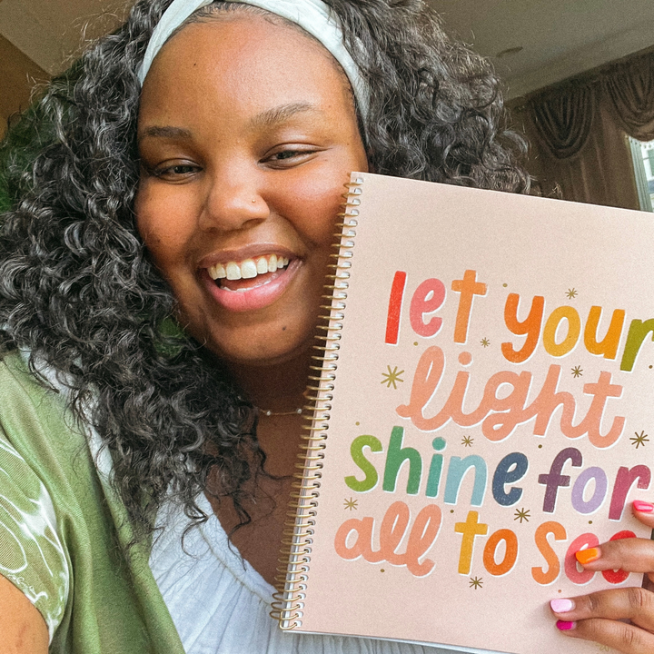 2025-26 Soft Cover Daisy Student Planner, 7" x 9", Let Your Light Shine