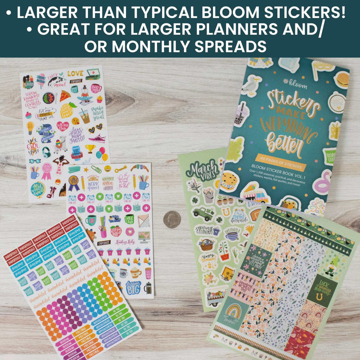 40 Page Sticker Book, Volume 1 - Stickers Make Everything Better