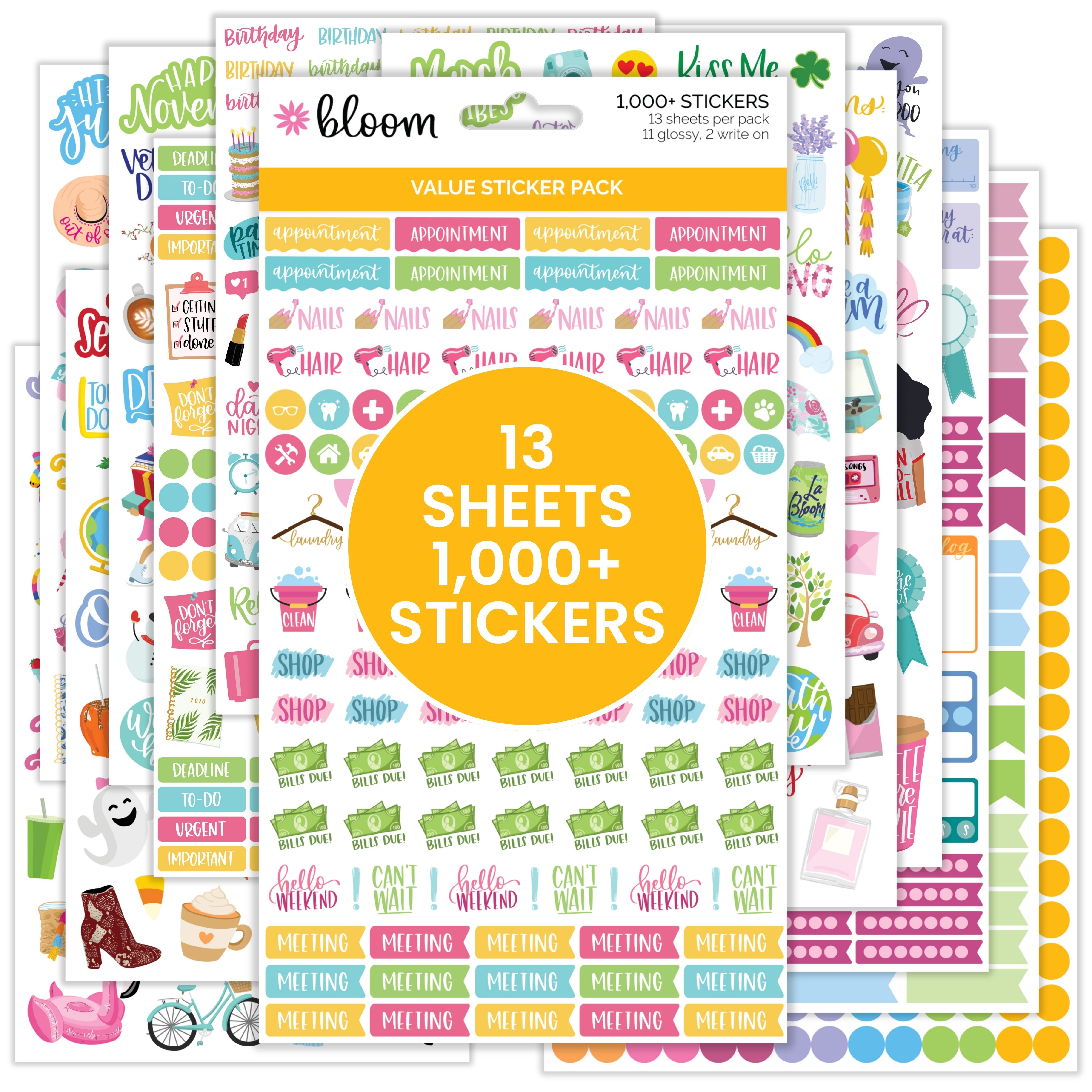 The Paper Studio Agenda 52 PLANNER Stickers~varieties~Super Cute! Quick  Ship