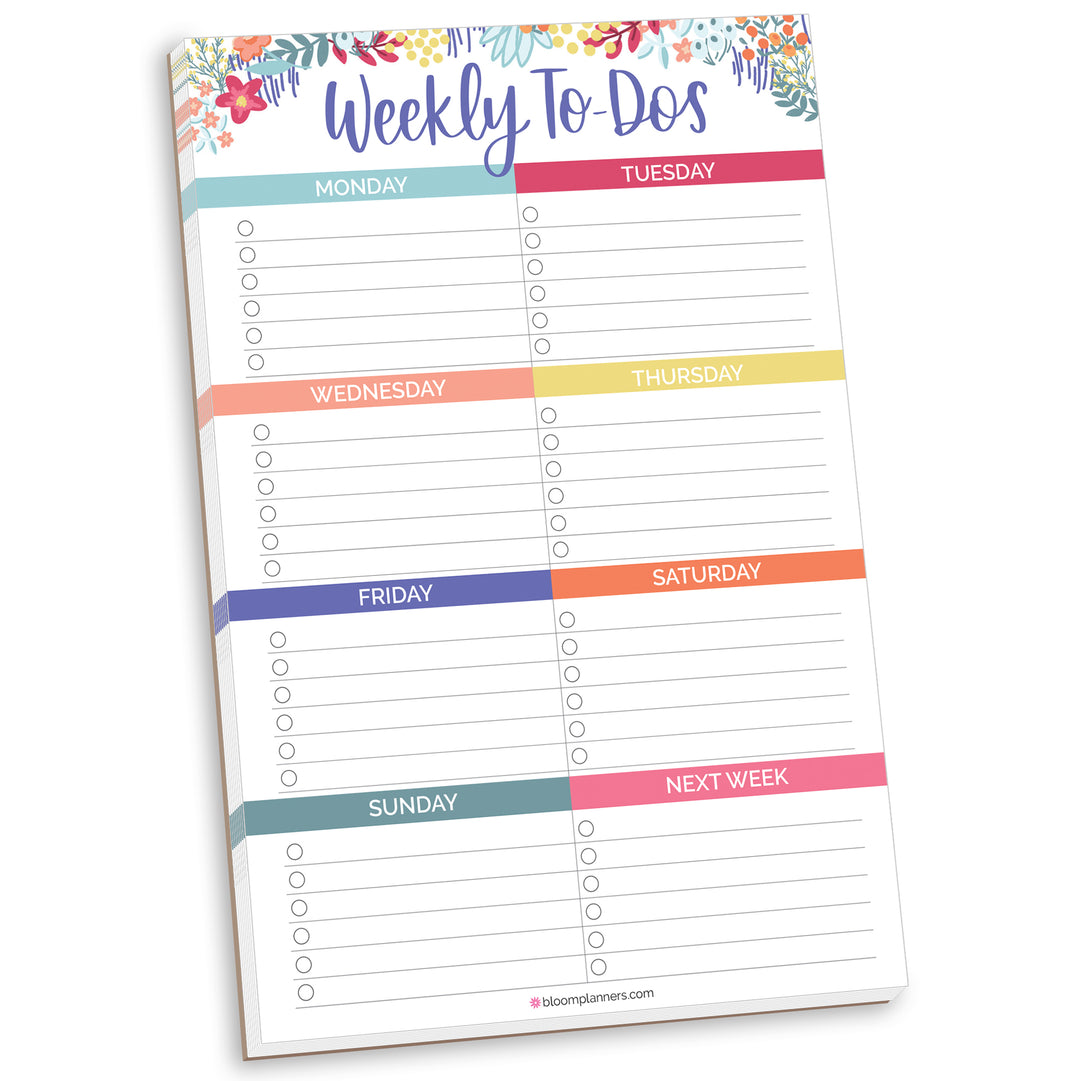 Planning Pad, 6" x 9", Weekly To-Dos with Magnets