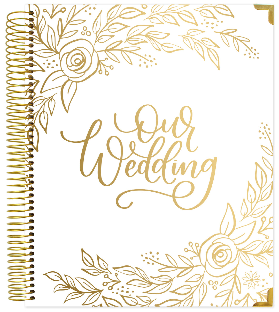 Wedding Planner & Calendar, Gold Floral