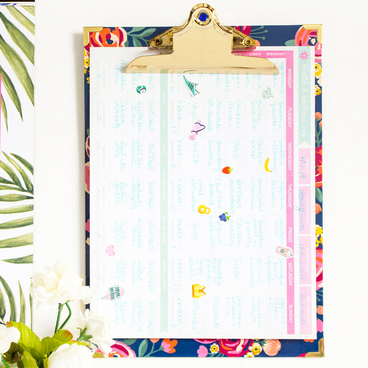 Clipboard, Vintage Floral