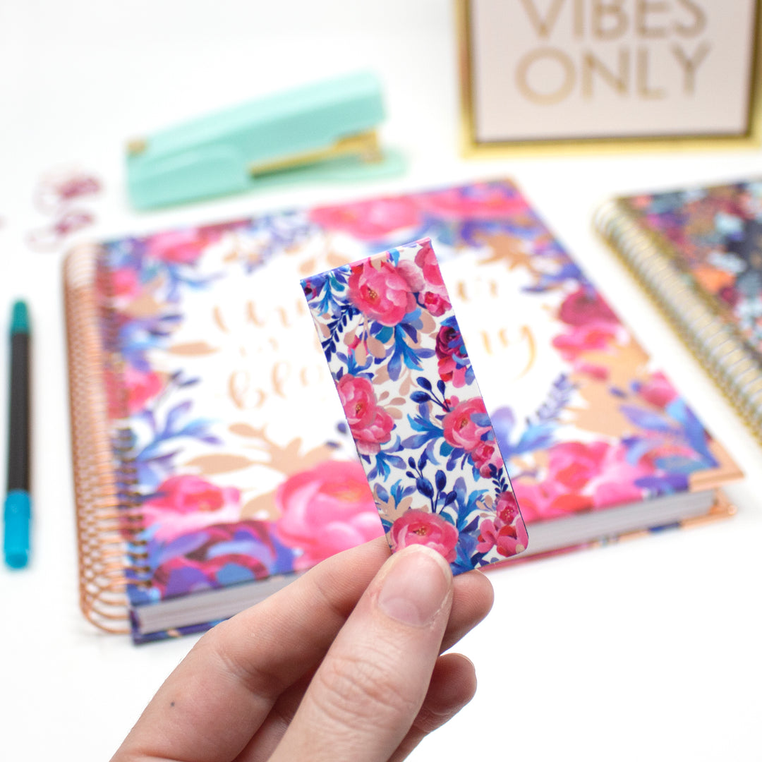 Magnetic Bookmarks, Botanical, Set of 3