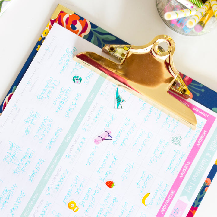Clipboard, Vintage Floral