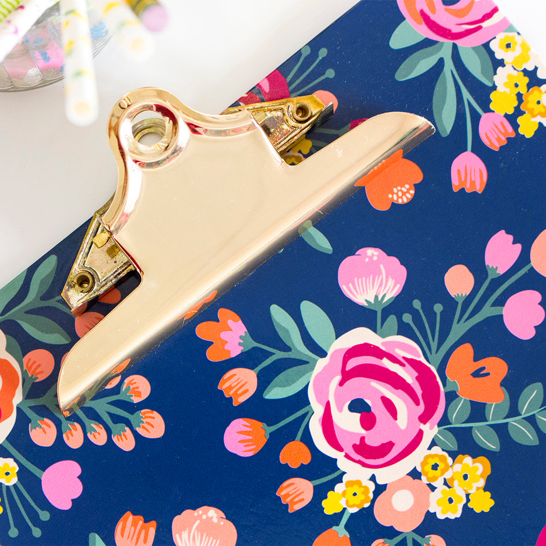 Clipboard, Vintage Floral