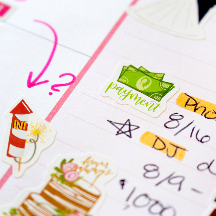 Planner Stickers, Wedding Planning Pack